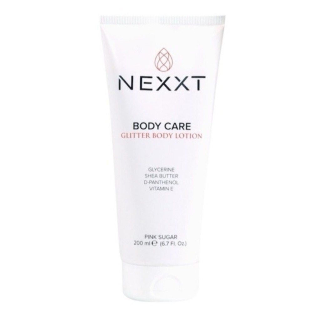 Nexxt Body Care Glitter Body Lotion Pink Sugar Ultra Nourishing 6.7 Oz NEW